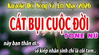 C&aacute;t Bụi Cuộc Đời Tone Nữ | D#m | Karaoke Đời Sống V&agrave; &Acirc;m Nhạc | Beat Phối Mới Dễ h&aacute;t 2026