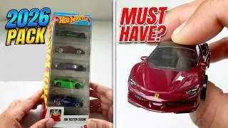 2026 Hot Wheels 5-Pack Unboxing 🔥 Ferrari, Lambo & Ford GT Ranked!