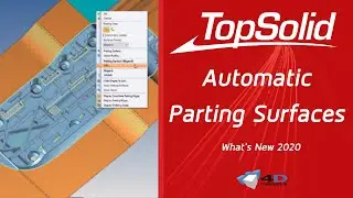 [What's New 2020] Automatic Parting Surfaces (Tooling) by TopSolid