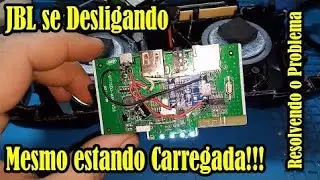 JBL Extreme Fake Se Desligando Mesmo Estando Carregada   Como Resolver!!!