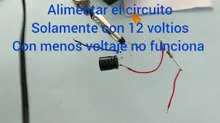 Led intermitente con un transistor