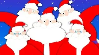 Five Fat Santas | Christmas Song | Chistmas Carols | Nursery Rhymes
