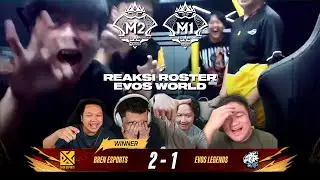 EVOS WORLD ROSTER REACTS TO EVOS LEGENDS' 1-2 LOSS VS. BREN ESPORTS MPLI 2022!! | STREAMER REACTION