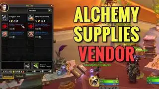 Silvermoon City Alchemy Supplies Vendor Location (WoW Midnight)