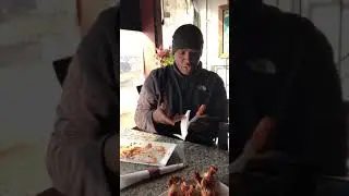 Bloodhound Brew pub. Spicy wings challenge