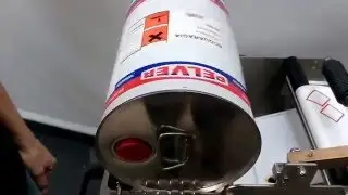 ENOLMAC s.n.c. - SELFADHESIVE LABELLER NETTUNO mod.2  - 180 mm container diameter