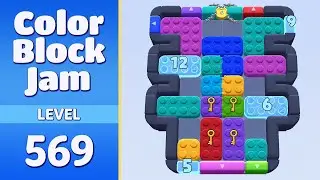 Color Block Jam Level 569 | Every Puzzle Solved! 🎯