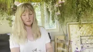 Layla Robinson Studio and Garden Visit interviewed by  Associate Artist Matthew Robert Hughes