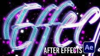 3D Stroke Text Animation In After Effects 2022 | After Effects Tutorial