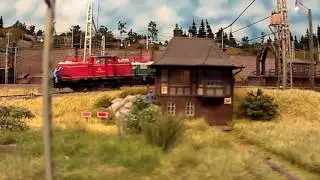 Modellbahn v. H., Paradestrecke BW Heizerseite HD