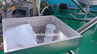 Transparent Soft PVC Pelletizing Granulating Machine / PVC Granulator