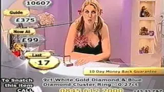 Gems TV - Blue Diamond Ring - Christmas 2004