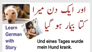 Learn German A2&ndash;B1 with Short Story 📖 | Urdu & Hindi Translation | Easy German Practice