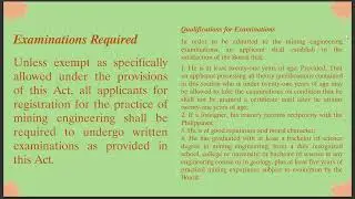R.A. 4274 - MINING ENGINEERING LAW OF THE PHILIPPINES