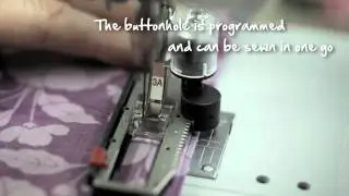 4/10 BERNINA 580 / 570 QE / 560: how to sew a buttonhole