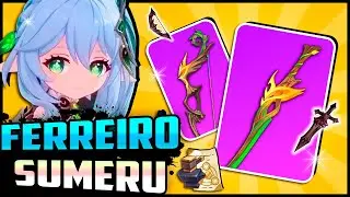 PEGUE AS ARMAS GR&Aacute;TIS DE SUMERU! Prot&oacute;tipos e Receitas do Ferreiro! | Genshin Impact