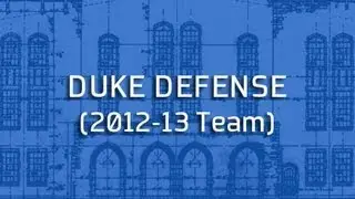 Blue Print: Duke Defense