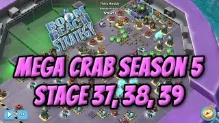 Boom Beach Mega Crab Season 5 - Stage 37, Solo finish of Stage 38 and 39