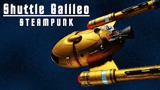 What the Shuttle Galileo Would Look Like in a Steampunk Star Trek Universe