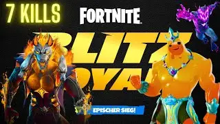 Fortnite Blitz Royale: Epischer Sieg - Zerberus Skin & Poseidon Skin - 7 Kills