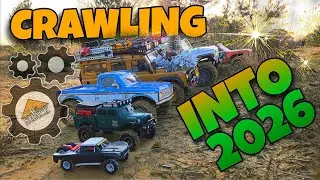 RC Crawlers RC Trail. 17 Rigs Crawling Into 2026!! 🎉 With #fms #axial #element #rc #absima #rcjeep 