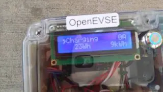 OpenEVSE Level 2 EV Charging Station Time Limit and Charge Limit features - demo by BSA Electronics