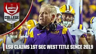 CHEERS LSU! Brian Kelly's Tigers to represent SEC West in Championship Game | ESPN College Football