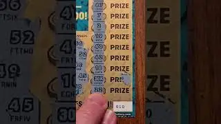 Big Winner on a $30 Lottery Scratch Off Ticket.