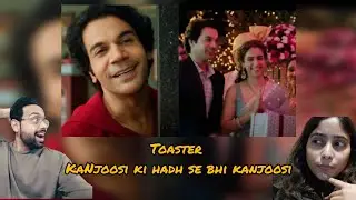 TOASTER TEASER REACTION | RAJKUMMAR RAO | SANYA M | NETFLIX