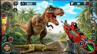 Wild dino family life sim|| Best dinosaur hunter simulator android games 2026