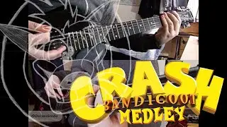 Crash Bandicoot Medley - Rock/Metal Guitar Video by Dacian Grada
