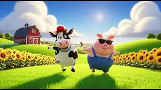 The Funky Farmyard Parade 🐮🐷 | Gentle Dance & Movement Song for Toddlers (2-4 Years)