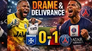 PSG  une victoire arrach&eacute;e dans la douleur &agrave; Auxerre