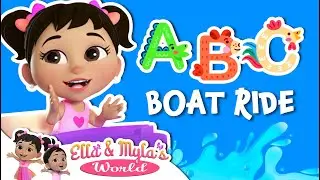 ABC Song Boat Ride | Ella & Myla's World