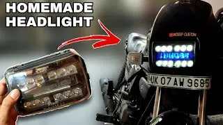 How to customize bike Headlight, splendor headlight modification