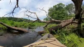 Rough Passage  Kayaking Along The Ipswich River    GoPro Max 360