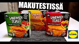 LIDL || Sandwich toastit makutestiss&auml;