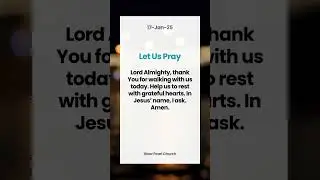 Good Night Prayers | 17-01-2025 | Rev Dr Ratan | River Pearl Church | Ratan Universe