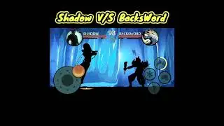 Shadow Fight 2 😎 || Unlimited Power 😈😈 mod || Fight💪👊With || Shadow V/S BacksWord ||#Short#Shorts
