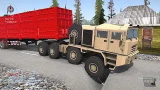 Mudrunner Mod Truck | Driver Skills Gameplay | Game Daily123 #mudrunner #spintires