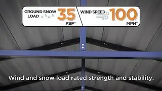 Arrow 20x20x7 Steel Auto Carport Kit - Eggshell (CPHC202007) - ShedsDirect.com