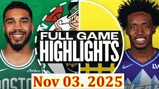 Boston Celtics vs Utah Jazz FULLGAME Qtr Nov 03. 2025 Highlights | NBA highlight