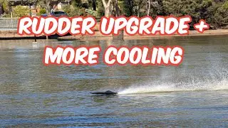 Dual outlet rudder cooling upgrade for the mini Zonda