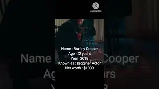 Evolution of Bradley Cooper #shorts