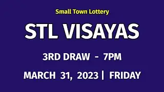 STL VISAYAS 7PM RESULT TODAY March 31, 2023 PARES SWER2 SWER3 evening draw result 3rd draw