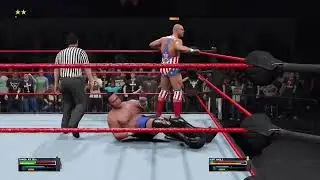 Highlight: WWE 2k25  TNA Retro - Samoa Joe Vs Kurt Angle