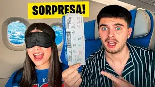 LA MIA RAGAZZA PRENOTA IL PROSSIMO VIAGGIO DA BENDATA😱 *costoso*