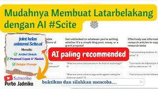 Mudahnya Membuat Latarbelakang dengan AI #Scite #AI Paling Recommended