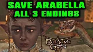 Save Arabella Quest Complete - All 3 Choices & Endings | Baldur's Gate 3