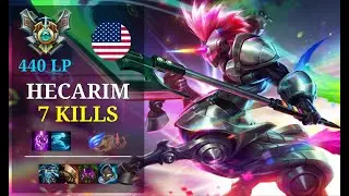 Hecarim Top vs Kennen - 7 kills - Ethiridis NA Grandmaster (440 LP) Patch 11.5